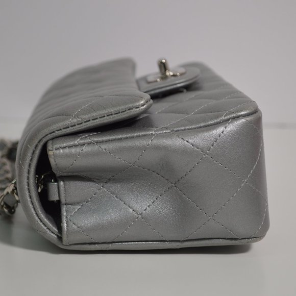 Chanel Silver Flap Bag - Picture 10 of 11